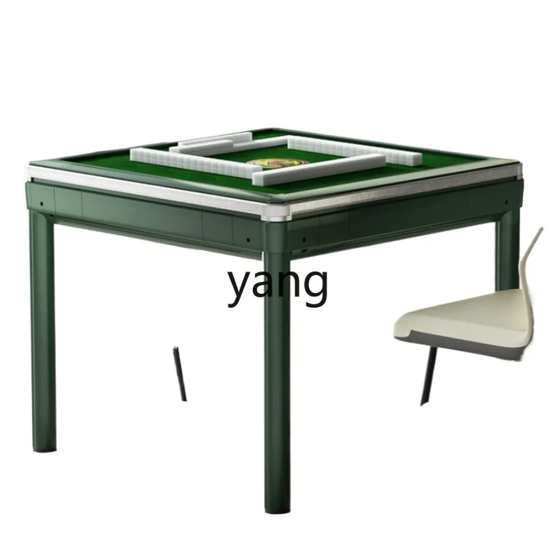yjq Automatic Mahjong Machine Table Household Mute Dining Table Dual-Use Roller Coaster
