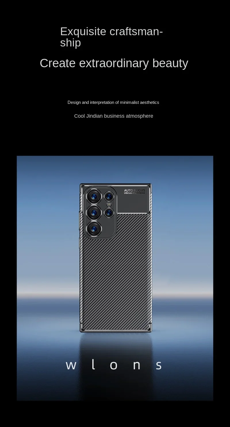 Weiche Silikon Schwarze Handyhülle für Samsung Galaxy S26/S24/S25/S23 FE/Ultra/Plus A35/A25/A05S/A55/A06/A16/A26/A36/A56 Cover – Detail 3