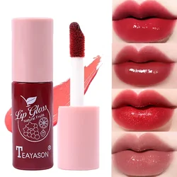 14 Colors Glitter Lip Gloss Moisturizing Non Sticky Cup Jelly Liquid Lipstick Lasting Sexy Cherry Red Pink Lip Tint Lips Makeup