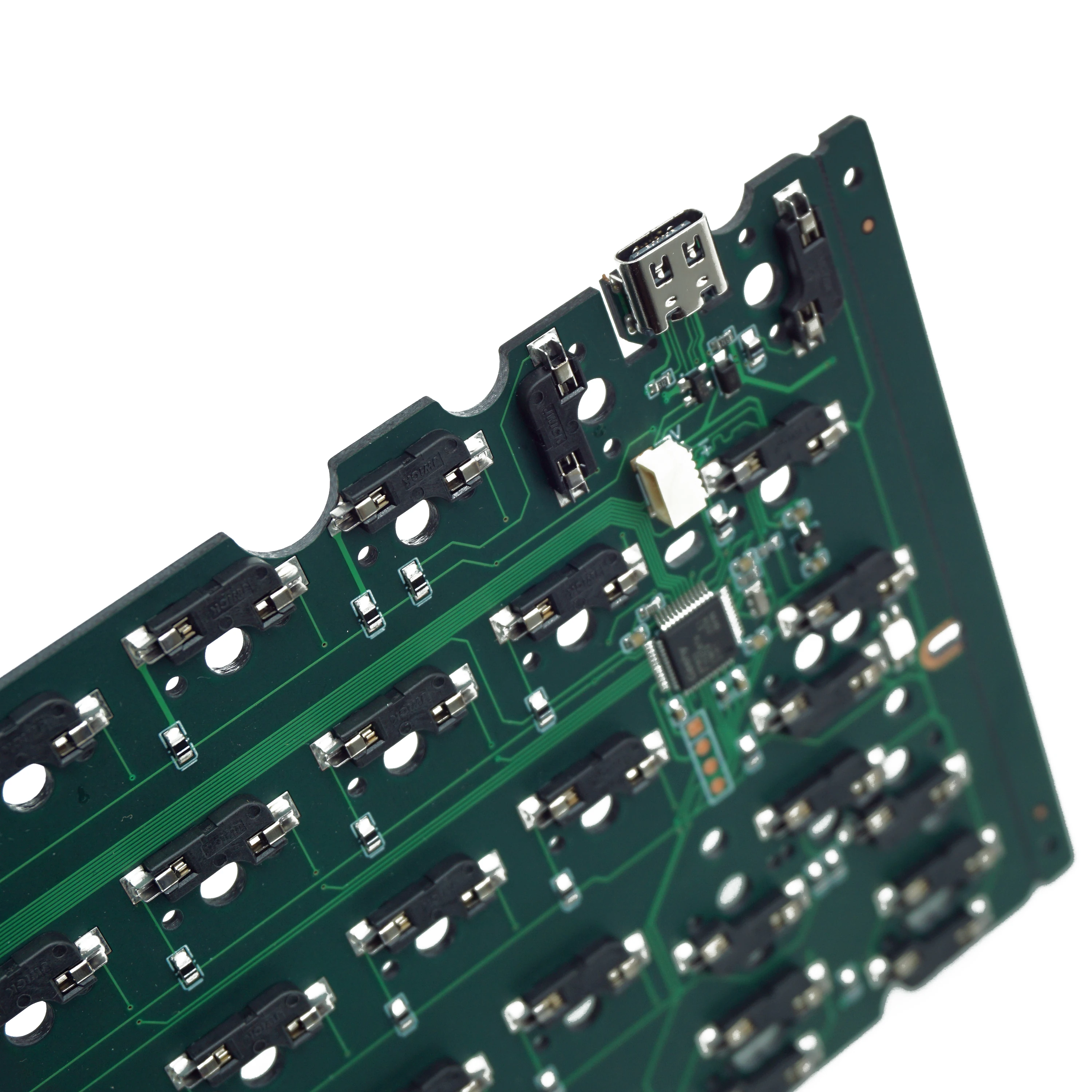 Keebox BOX60 Mechaniczna Klawiatura DIY PCB Hot Swappable Do Płytki Dziewczęcej GH60 Ai03 Fly FR4 CEM3 PCB Obsługa QMK VIA — zdjęcie produktu 4