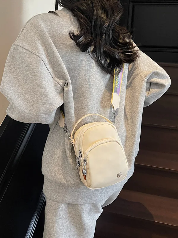 

Повседневный коврик для отдыха Faion, легкая многослойная маленькая женская сумка, новинка 2025 года, вертикальный кошелек через плечо для мобильного телефона