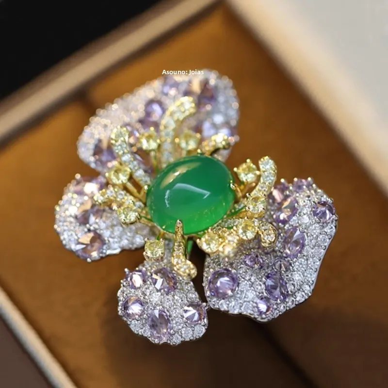 anillo-de-mariposa-con-Agata-verde-hielo-joyeria-moderna-para-mujer-anillo-abierto-con-diseno-de-mariposa-adecuado-para-di