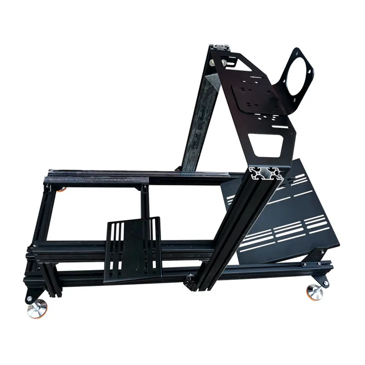 Virtual Reality Driving Simulator Hot Sale 4080 Profile Diy Black Aluminium Extrusion Car Game Chassis Sim Racing Rig Cockpit