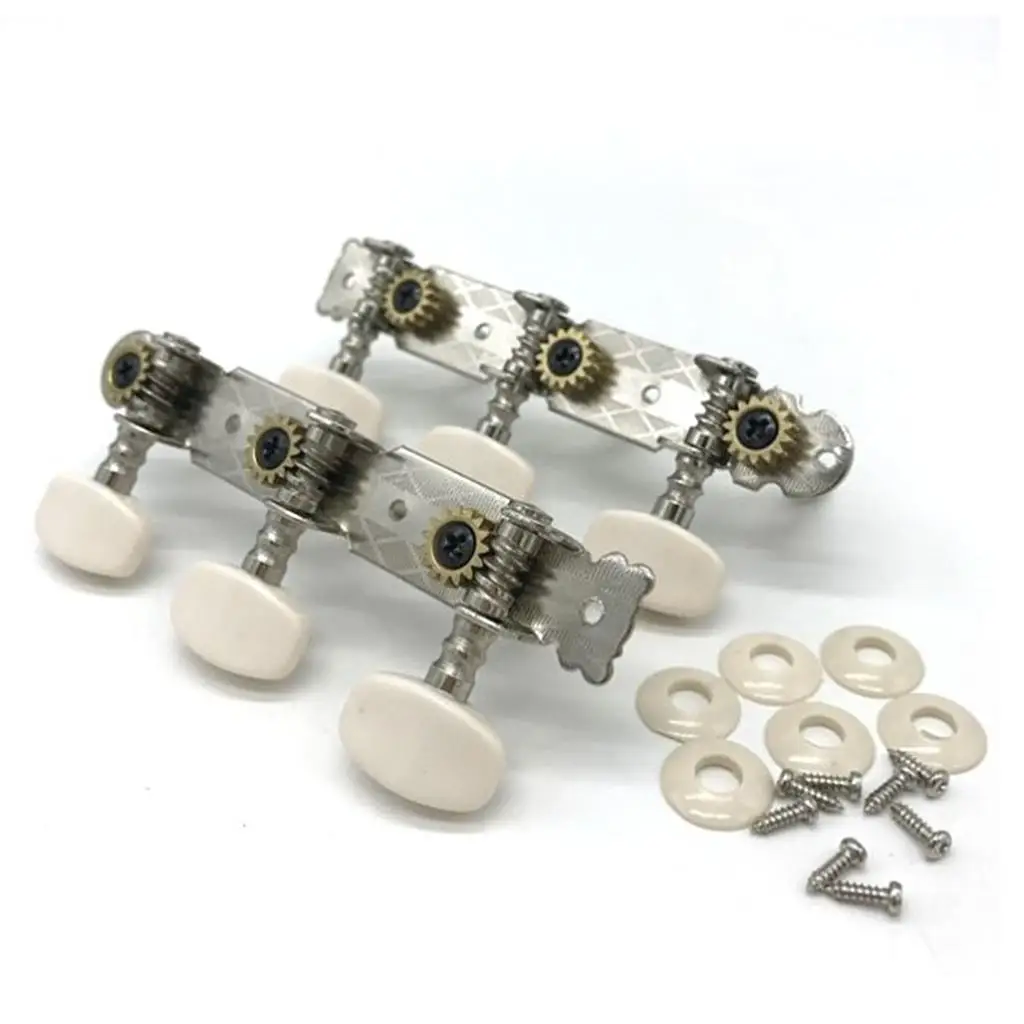 2 Pieces Aoustic Guitar Tuning Pegs Tuners Machine Heads for Acoustic Guitar