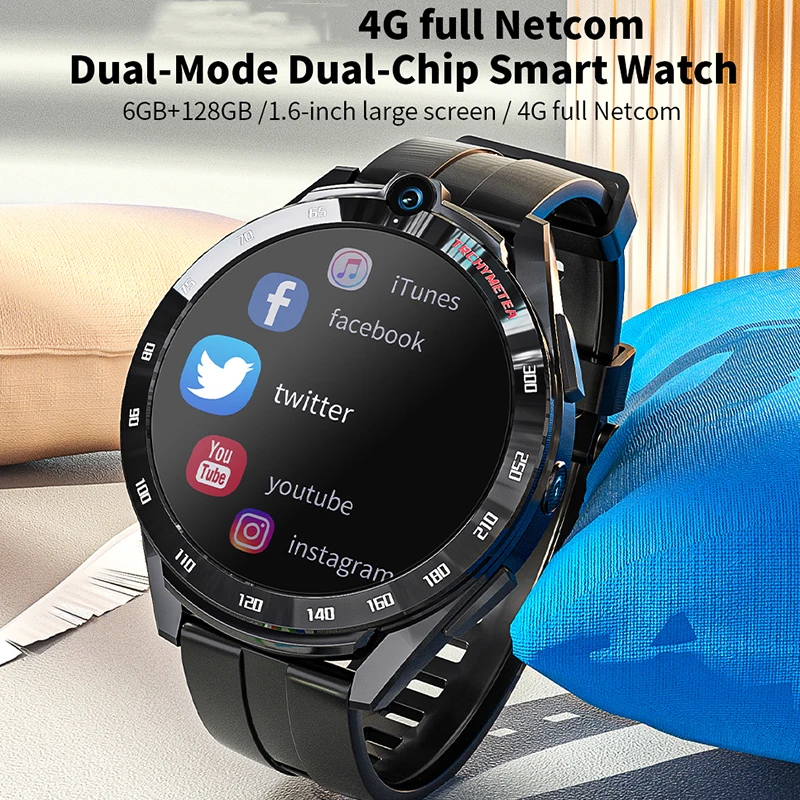 4G Smartwatch Men 6GB+128GB 1.6\