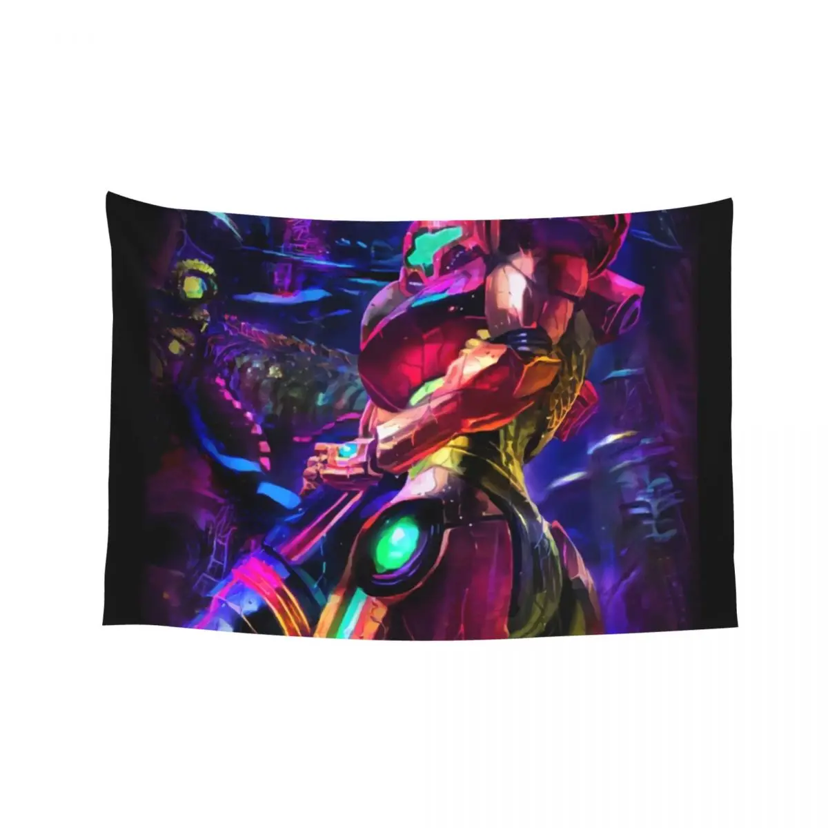 

Samus Aran Metroid Tapestry Room Decorations Aesthetics Decorations For Room Wall Decor Tapestry