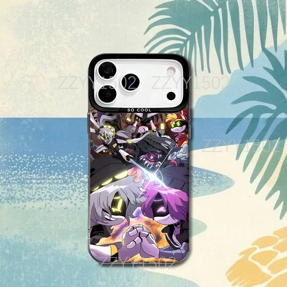 M-MurderS D-Drones UZI Funda de teléfono para iPhone 17,16,15,14,13,12,X,8,Pro,Max,Plus,SE4,Air,Mini HD Negro IMD Mate