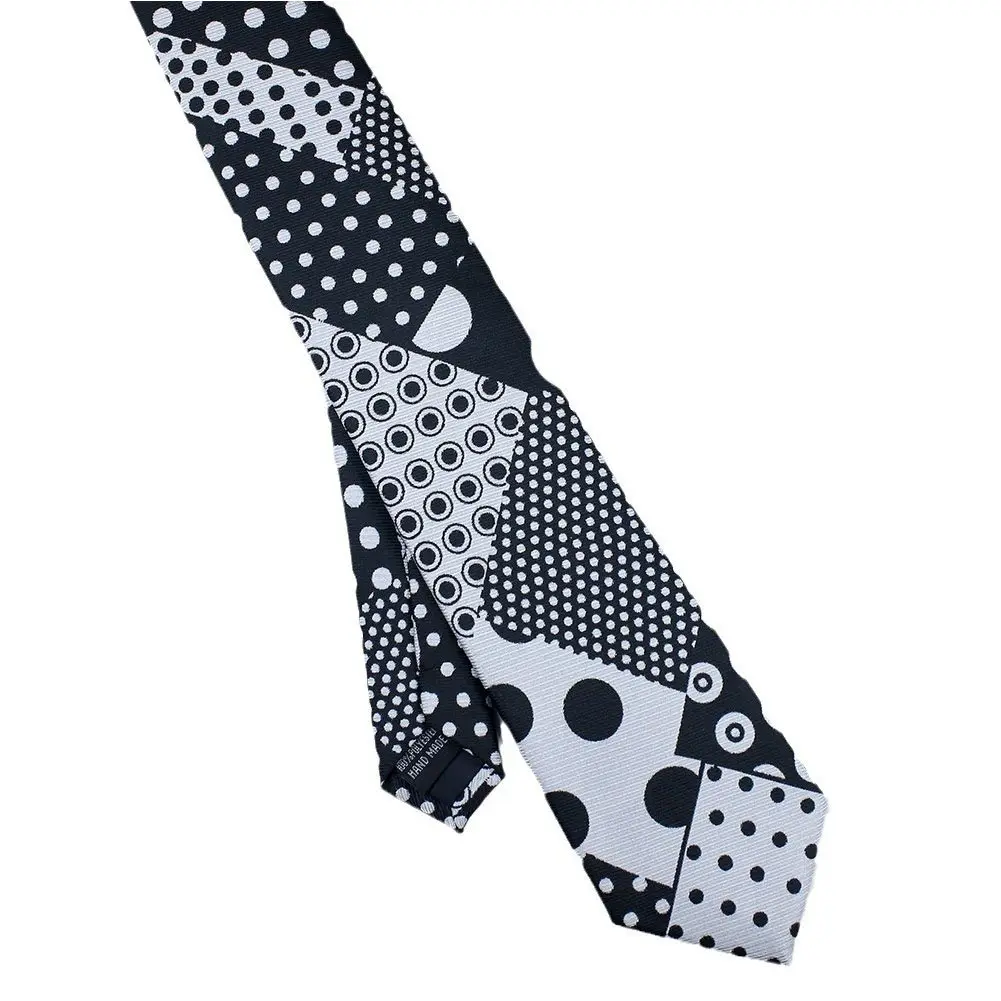 Stanleyy-corbatas con estampado de puntos para hombre, accesorios de disfraz, máscara de película, corbata de cuello, accesorios de traje, ropa de Halloween