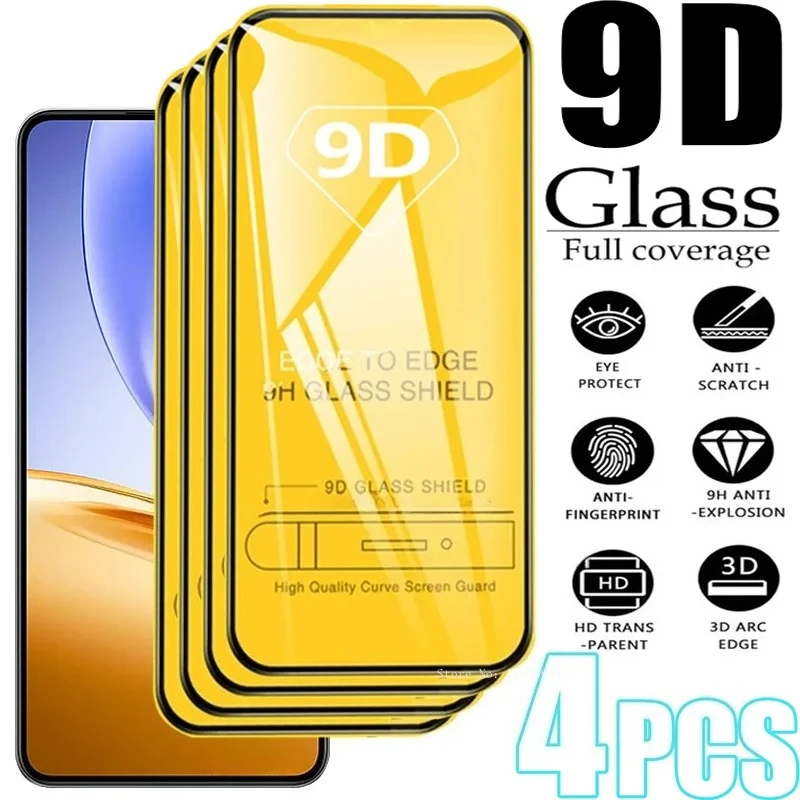 

4PCS Screen Protector for Realme GT 6 Tempered Glass for Realme GT Neo 6 SE HD Glass for Realme GT 6T Anti-Shatter Anti-Scratch