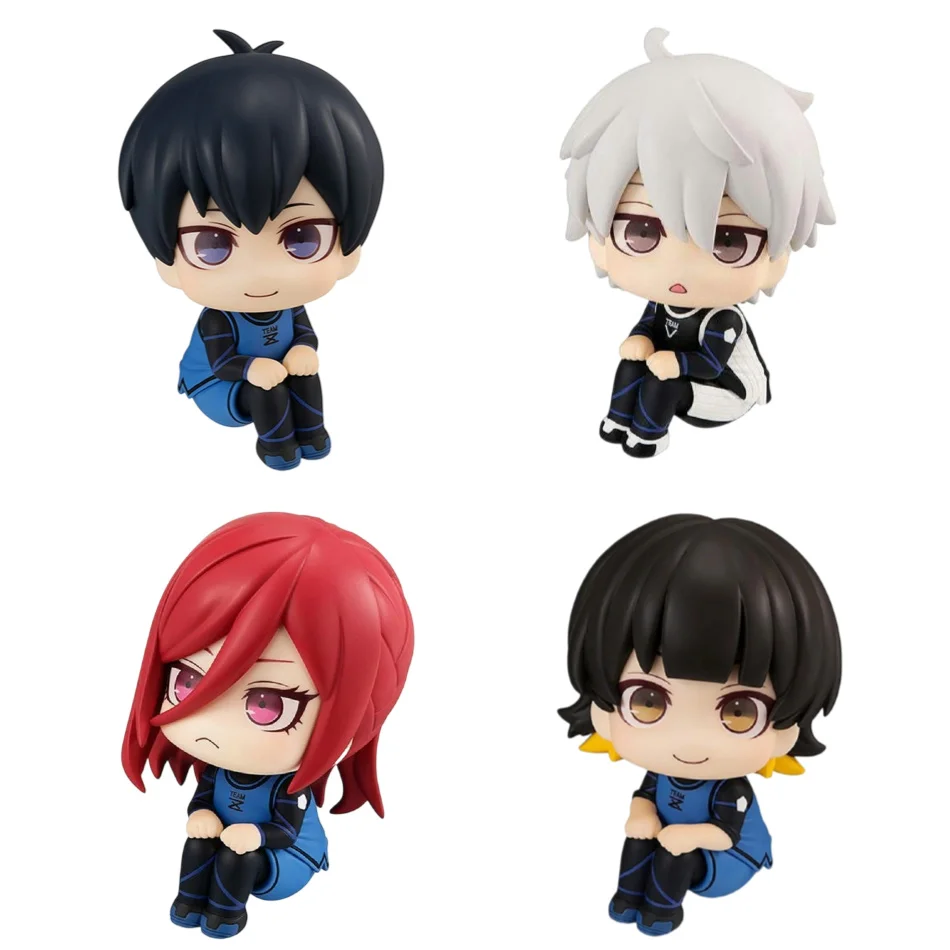 Anime Figures BLUE LOCK LOOK UP Isagi Yoichi Chigiri Hyoma Nagi Seishiro Action Figures PVC Toys for Children Collector 10cm