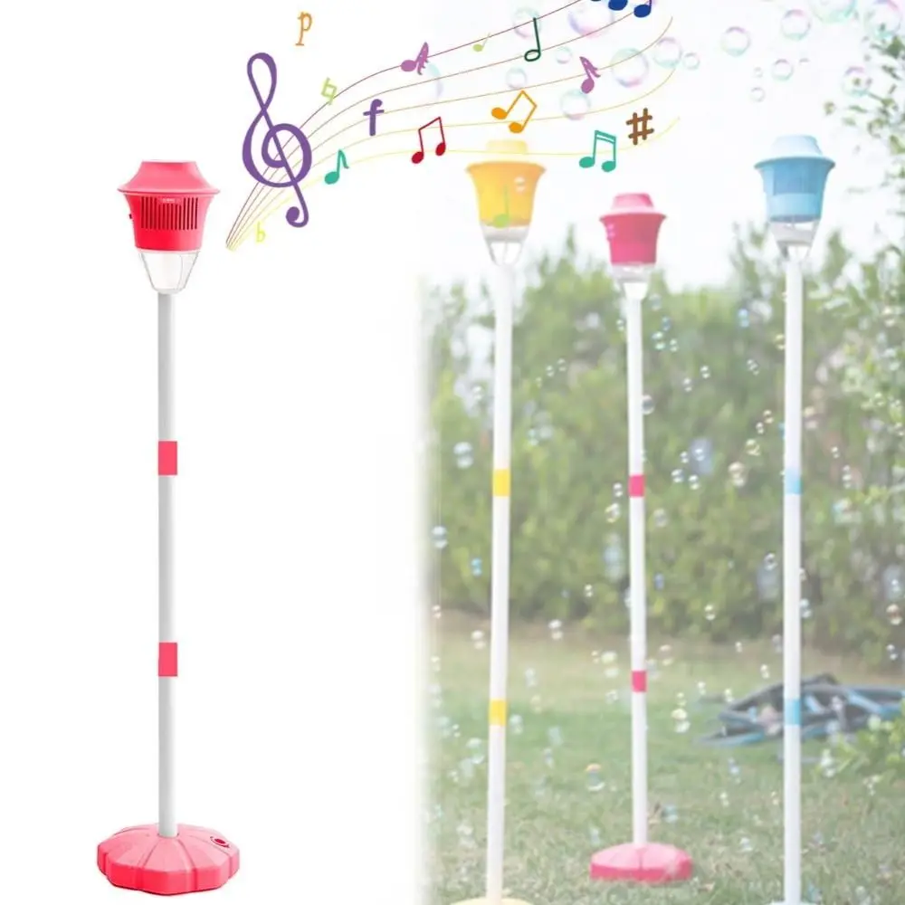 

Rechargeable Bubble Maker With Stand With Night Light And Music Bubble Torch Automatic Vertical Bubbles Machine