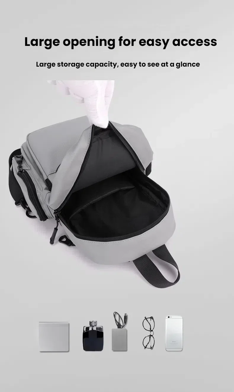Modische Multifunktionale Brusttasche Fahrrad-Brusttasche Herren Mini-Rucksack Geeignet für Tägliches Pendeln Outdoor-Sport Reisen – Detail 8