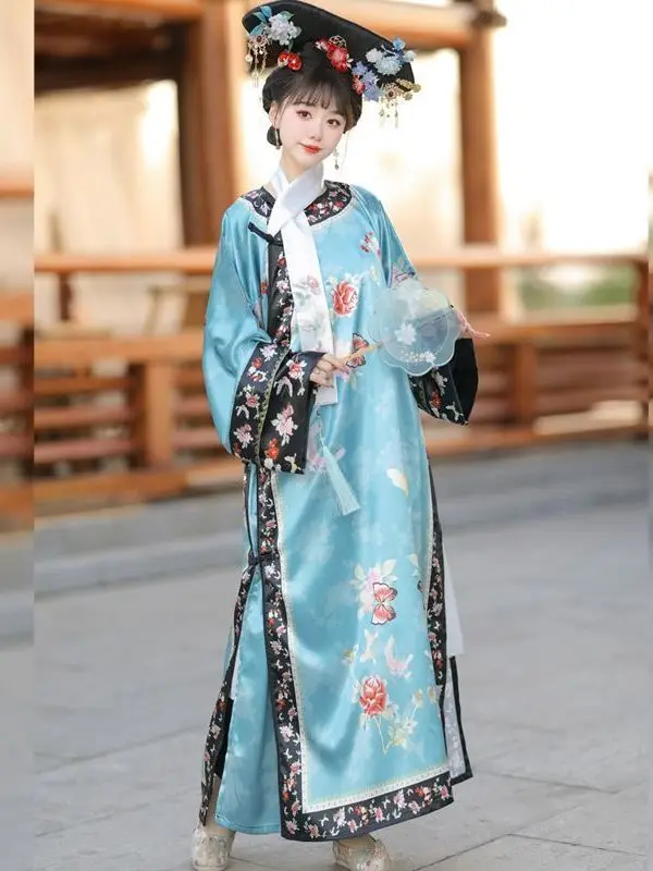 Chinese Ancient Women Costume The Legend Of Hanfu Cloak Queen Cosplay Costume Fairy Qing Dynasty Princess Clothing