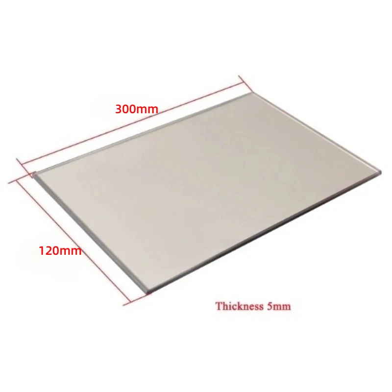 1PCS 300x120x5mm Wood stove transparent microcrystalline ceramic glass High temperature resistant Glass Fireplace door glass