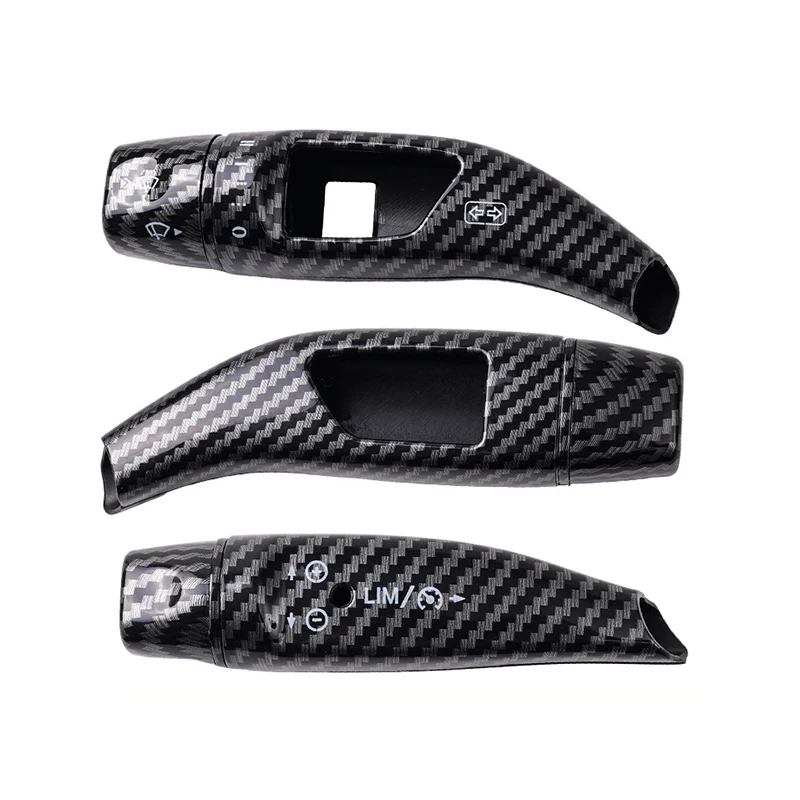 Carbon Fiber Color Car Cruising Wiper Shift Lever Decoration Cover Trim For Mercedes Benz W205 W213 X253 C117 X156 W176 W246