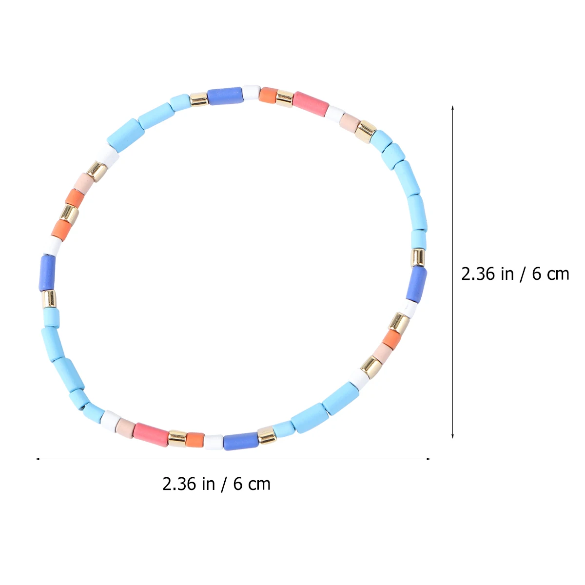 

Candy Colored Bracelet Stretch Wrist Chain Decorative Magnetic Material Durable Travel Employee Anniversary Business Gift
