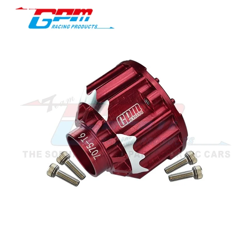 GPM TXM8011N ALUMINUM 7075-T6 FRONT OR REAR DIFFERENTIAL CASE FOR TRAXXAS 1/5 X-MAXX 6S/8S / 1/6 XRT 8S / 1/6 PRO SCAL