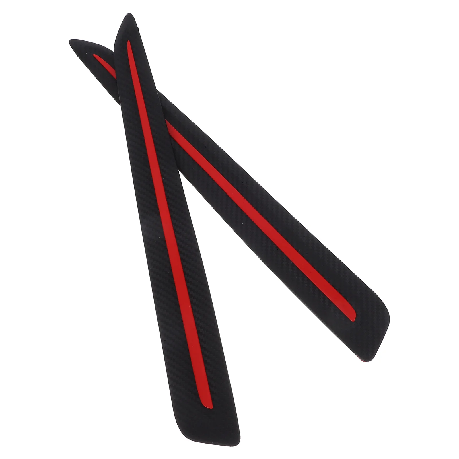 

1Pair Carbon Fiber Front Rear Bumper Protector Anti-Collision Car Body Protection Strip Rear Side Guard Car Accessories