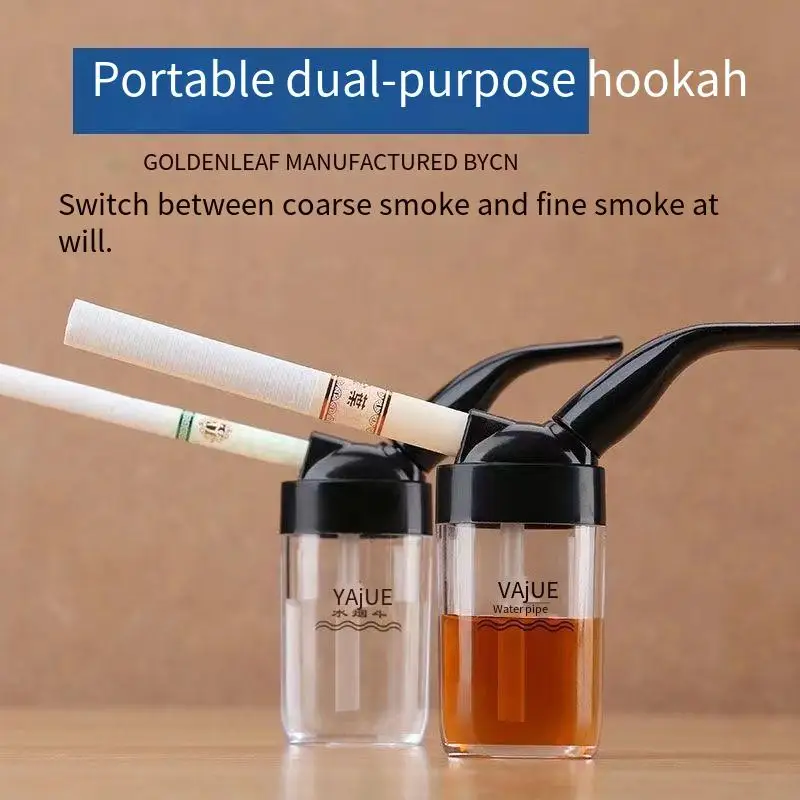 2024 Mini Hot Sale Smoke Mouthpiece Remove to Clean Multifunction Smoke Pipe Acrylic Recyclable Cigarette tube Smoking Gadgets