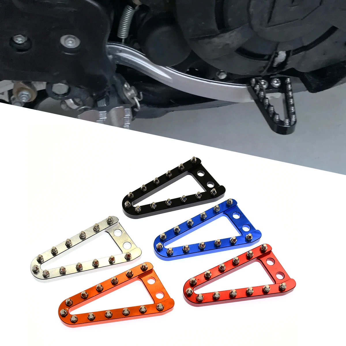 68mm Extra Long Rear Brake Pedal Lever Step Plate Tip For KTM SX SXF XC XCF EXC EXCF For GasGas For Husqvarna FC TC FE TE FX TX