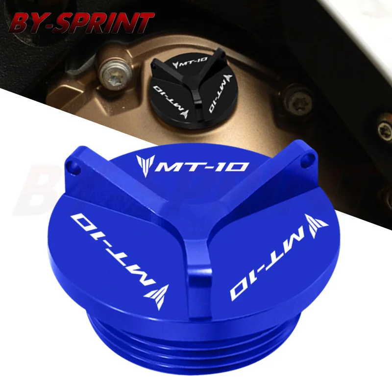 Động Cơ Xe Máy Dầu Chất Độn Cốc Cắm Bao Da Nắp Vít Phụ Kiện Dành Cho Xe Yamaha MT10 FZ-10 MT-10 2015-2020 2019 2018 2017 2016