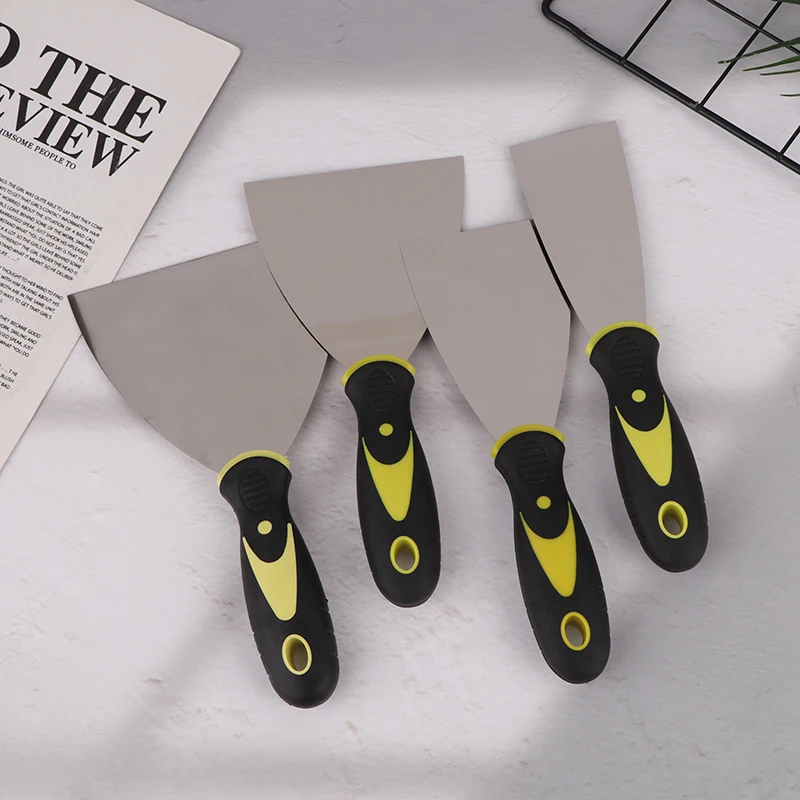

4Pcs 2/3/4/5 Inch Stainless Steel Putty Knife Scraper Shovel Paint Tool Construction Tool Household Industrial Cleaning Tool Set