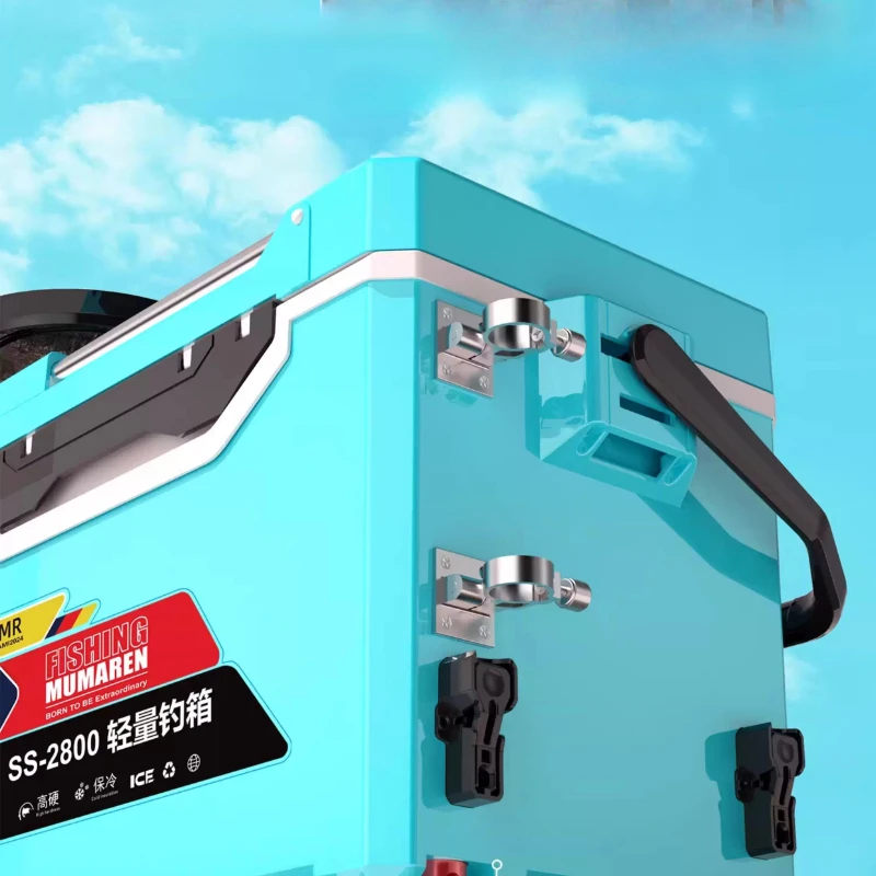 منظم تخزين صندوق أدوات صيد السمك متعدد الوظائف جديد، مجموعة كاملة من ملحقات معدات الصيد الترفيهية المحمولة #6