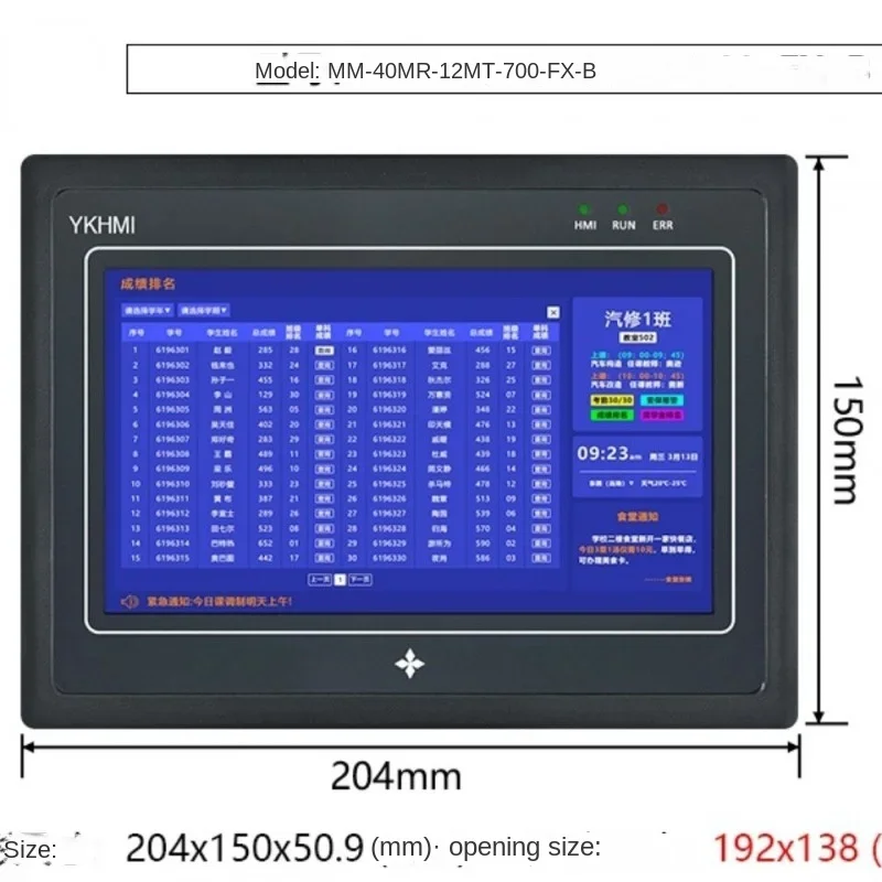 

Control Touch Screen Plc Integrated Machine Mitsubishi Delta with Pulse Temperature Analog