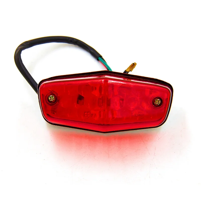 Motorcycle Rear Lamp Led License Plate Lucas Tail Lights For Triumph BSA Lucas 525 Scrambler For Honda Yamaha Suzuki Harley BMW