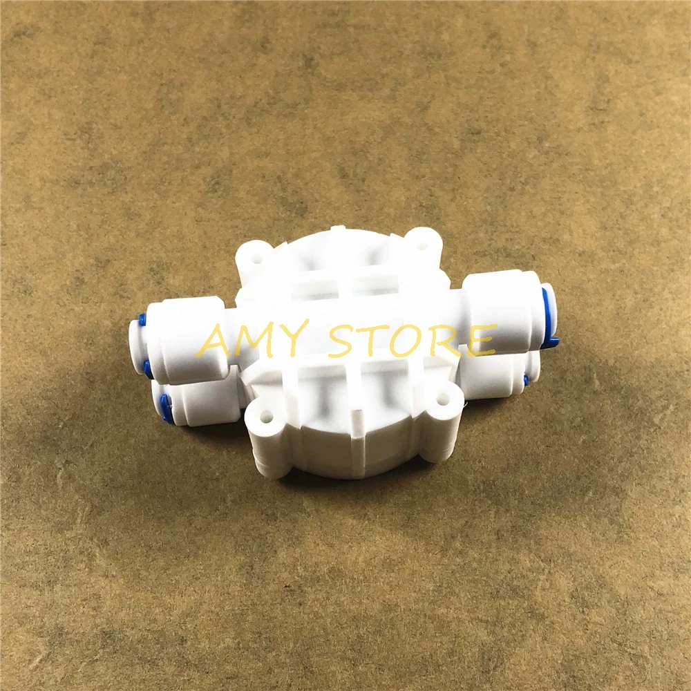 1/4 "Selang Auto Shut Off 4 Katup Jalan Cepat Koneksi Pas Akuarium RO Filter Air Reverse Osmosis System