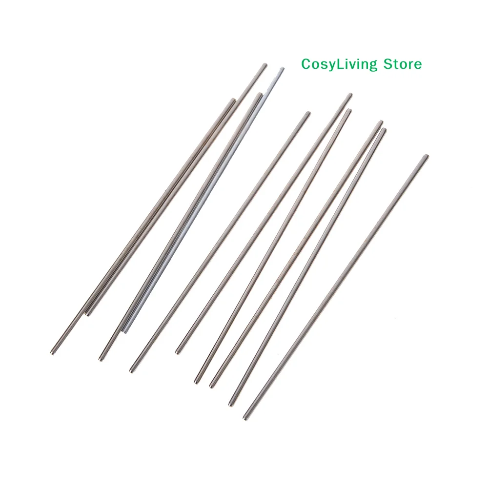 10Pcs Metal Model Axle Gear Shaft Diameter 2mm DIY Toy Car Accessories 2*100mm