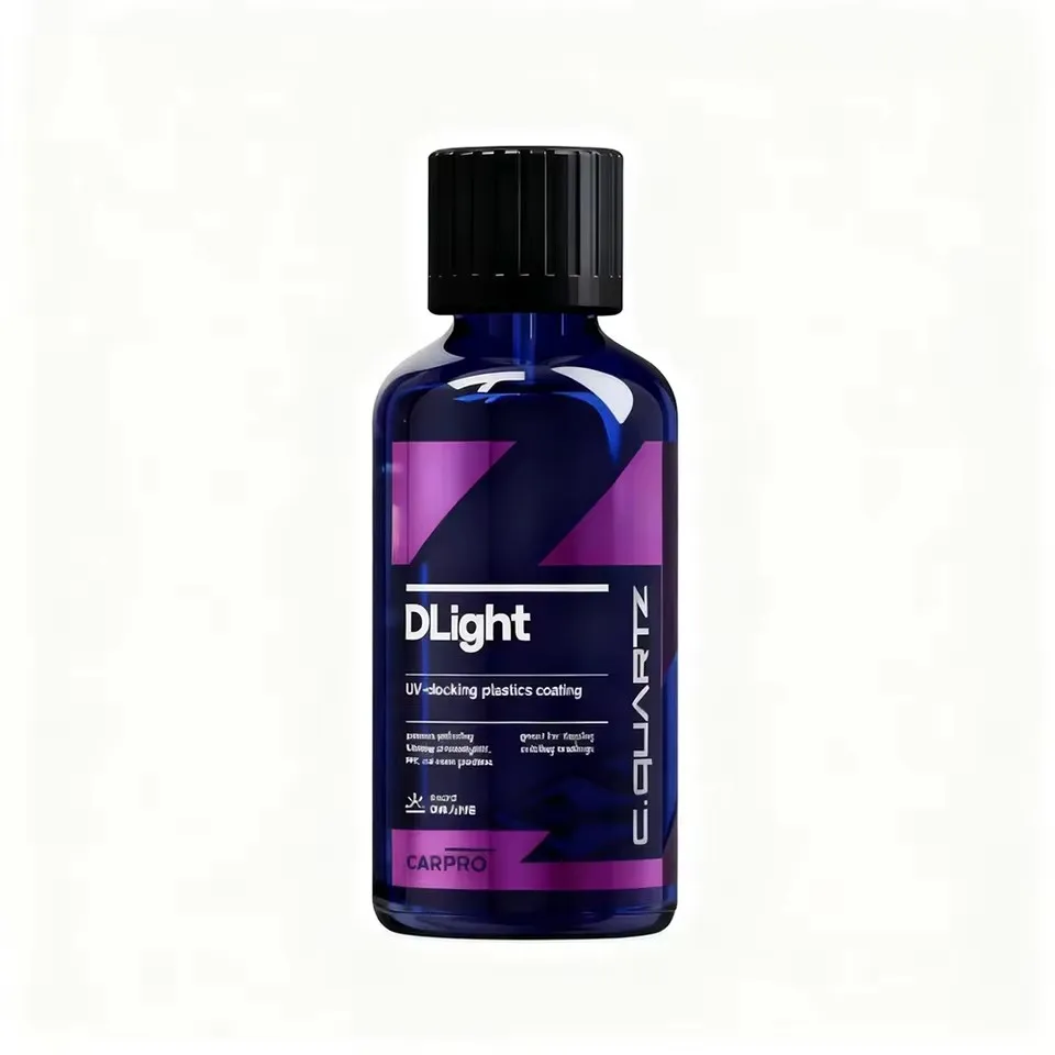 CARPRO CQUARTZ DLight UV Ceramic Coating For PPF, Headlights, Plastics & Paint Maintains Gloss Ensures Surfaces Stay Vibrant