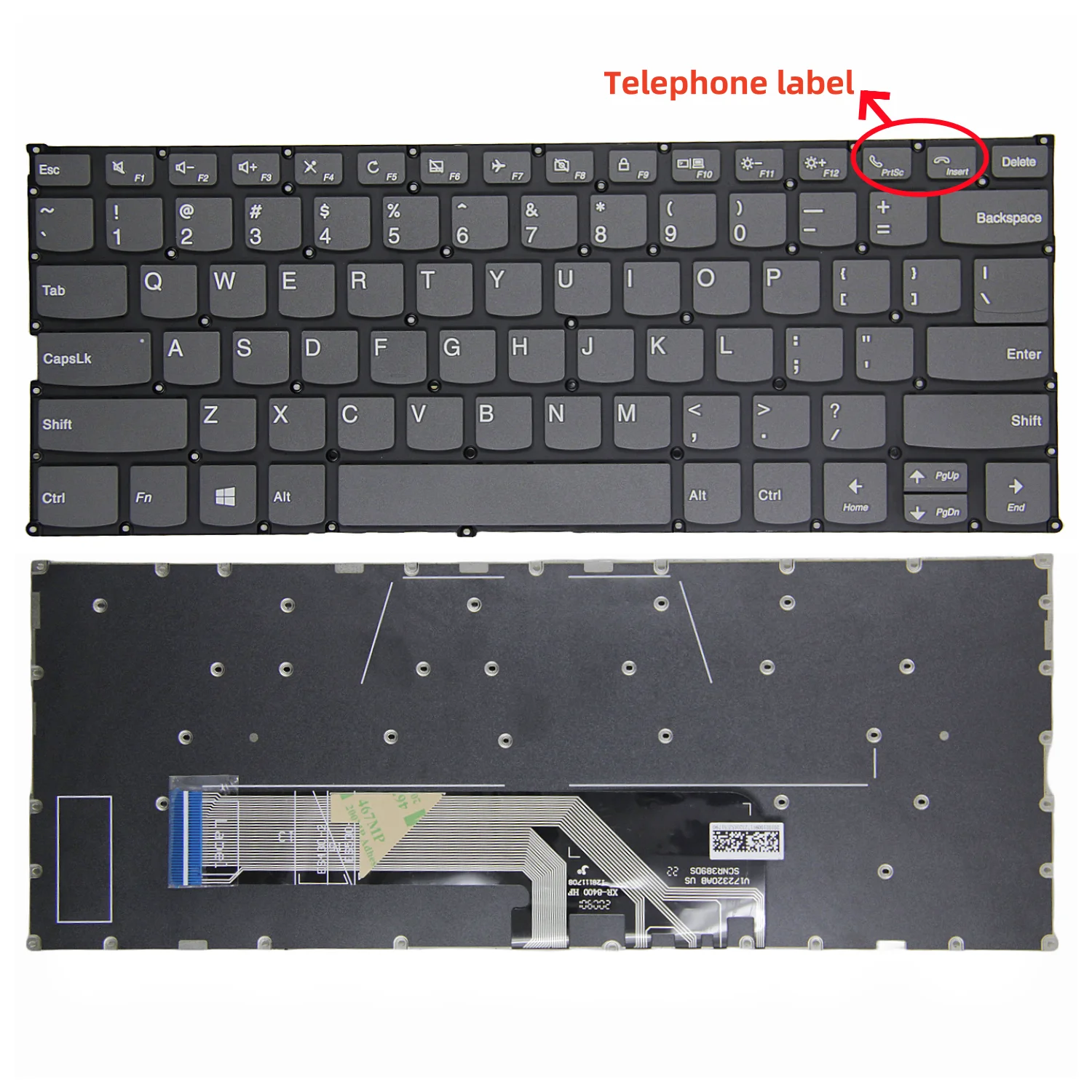 New Original For Lenovo Ideapad flex 6 14ikb AIR14IKB AIR13IWL Air15IKBR Air14IWL E4-IML K3-IWL E4-IIL K4E-IML K3-IML Keyboard