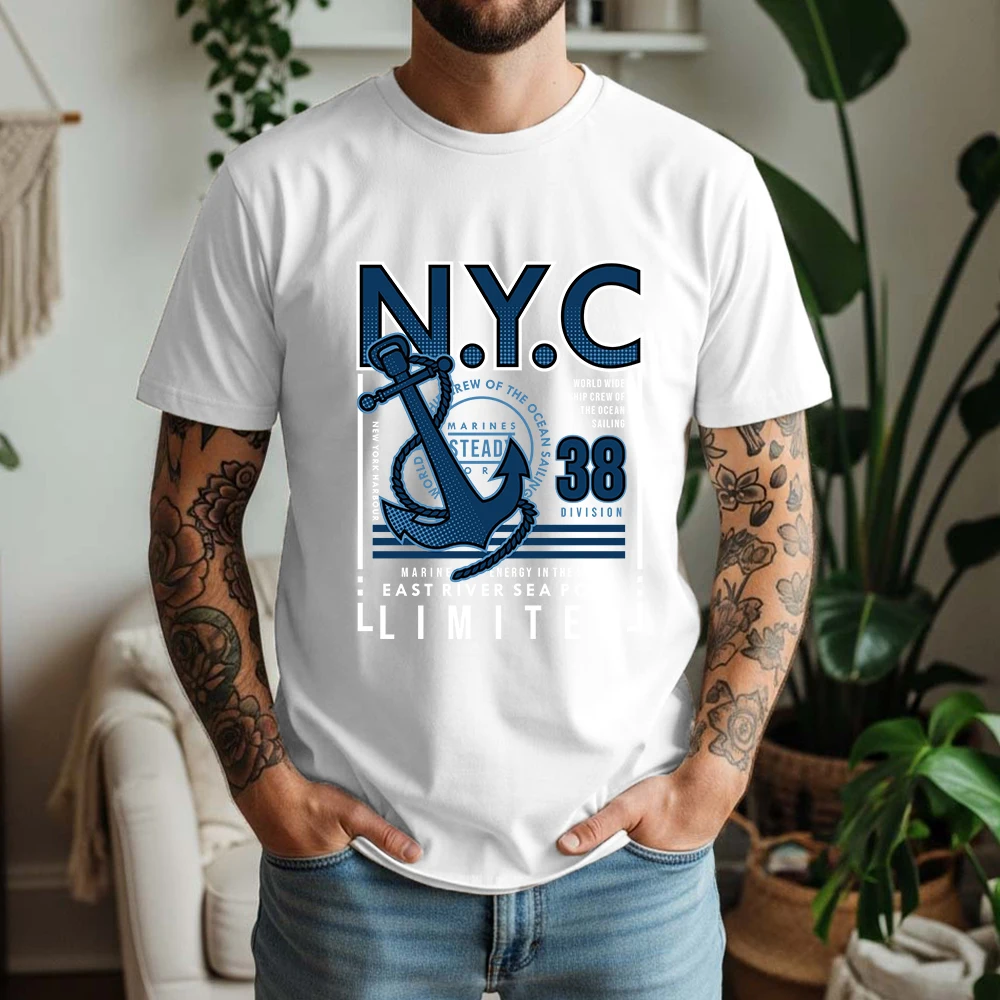 2026 Summer 100% Cotton NYC Gr - Men'S Fashion Nyc 评论和价格