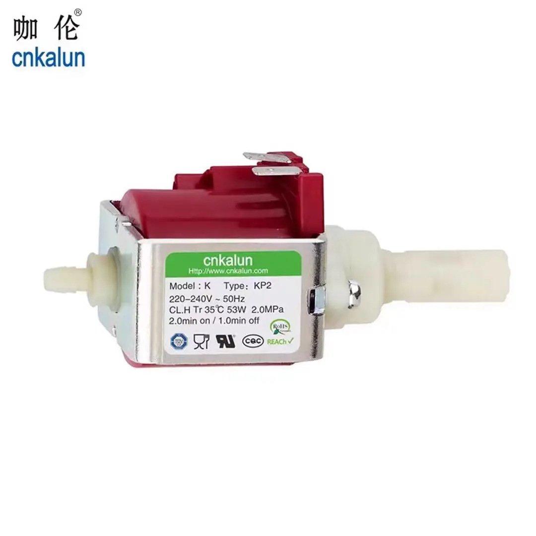 KP2 220V 53W 20Bar Armário de desinfecção/Máquina de café Bomba solenóide Bomba de água Máquina de limpeza Bomba solenóide com suporte