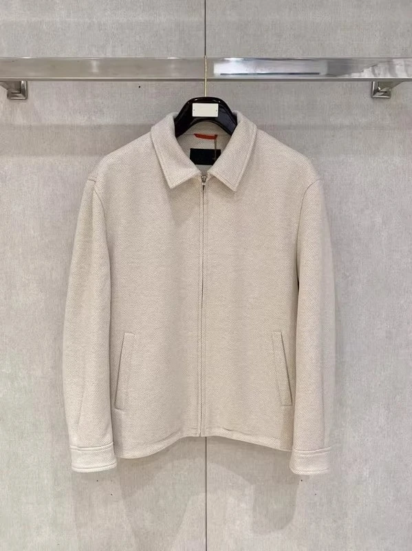 

LP Italian Old Money Wind 25aw Cotton Lapel Zipper Jacket