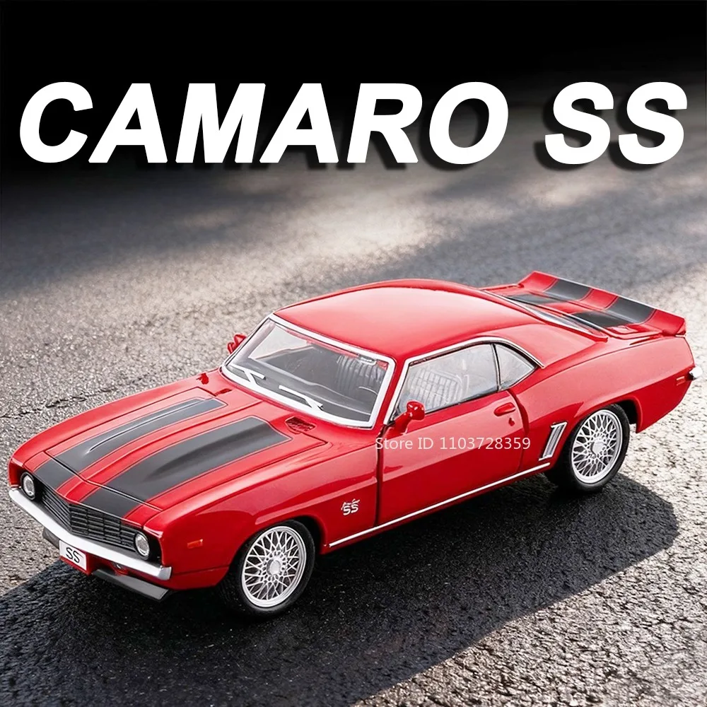 

1:32 Camaro SS Lancer EVO IX Мини-спортивный автомобиль Игрушечные модели из сплава Литой под давлением Звук Свет Дверь с открытой передней частью Рулевое управление Суперкар Игрушки
