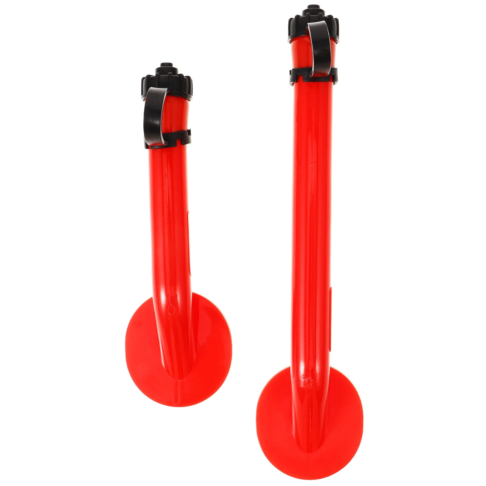 

2pcs Inflatable Buoy Tube For Life Jackets Safety Gear Lightweight Durable Red Emergency Protection Replacement Blowing Tube