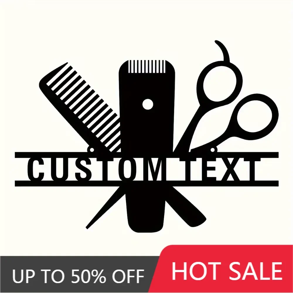 

Wall Art,Stand - Out Bespoke Metal Marker For Barber Shops. Customized, Vintage. Ideal For All Residential & Commercial.