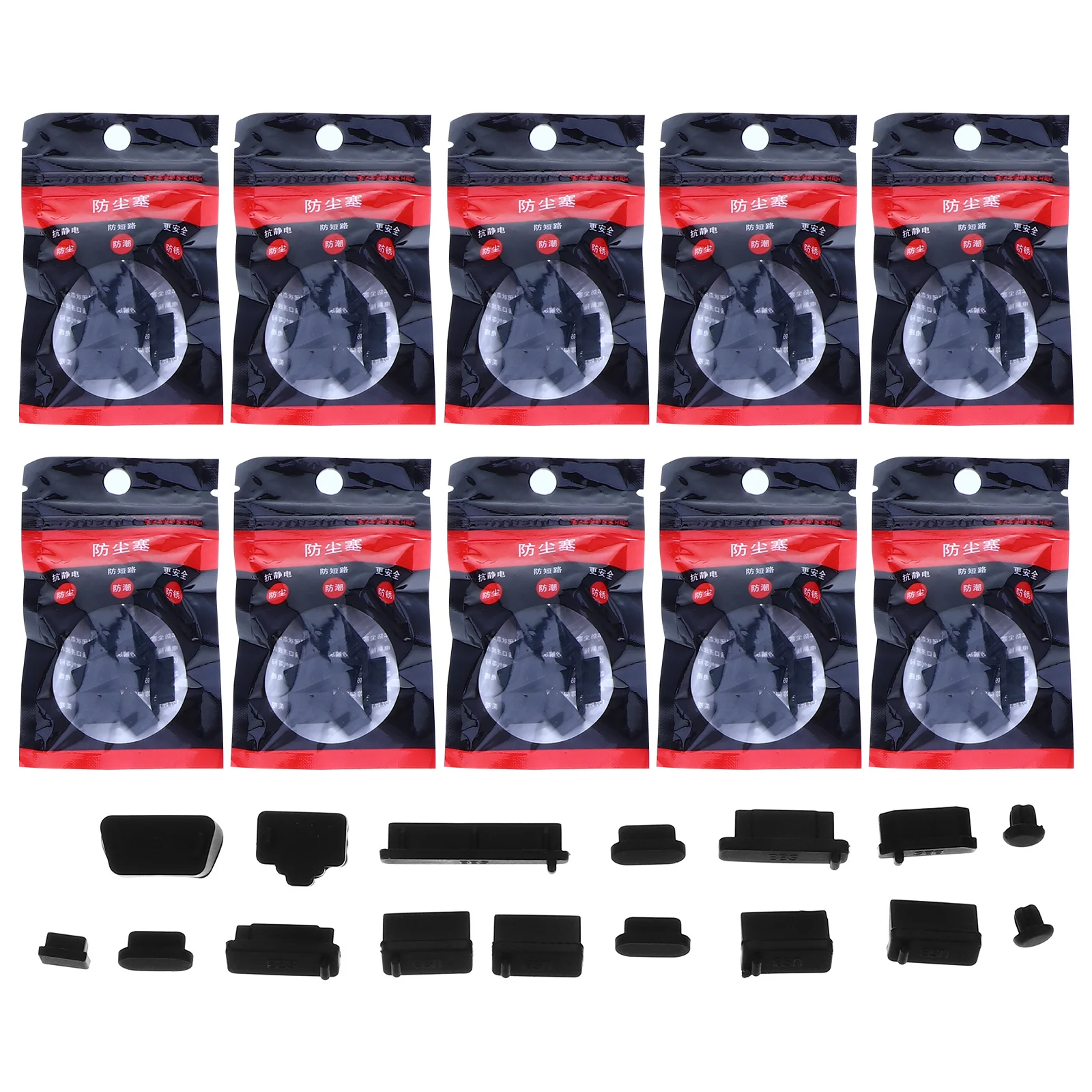 160 pezzi porta di ricarica per laptop tappi antipolvere tappi protettivi in silicone coperture antipolvere per spina per porta di ricarica per spina per computer portatile