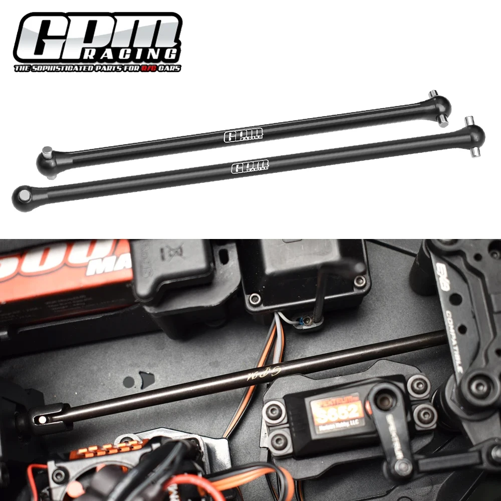 Eje de transmisión Central de acero y Metal GPM, hueso de perro AR310460 + AR310472 para 1/8 KRATON V5 V6 TALION EXB 6S RC, accesorios de actualización de coche