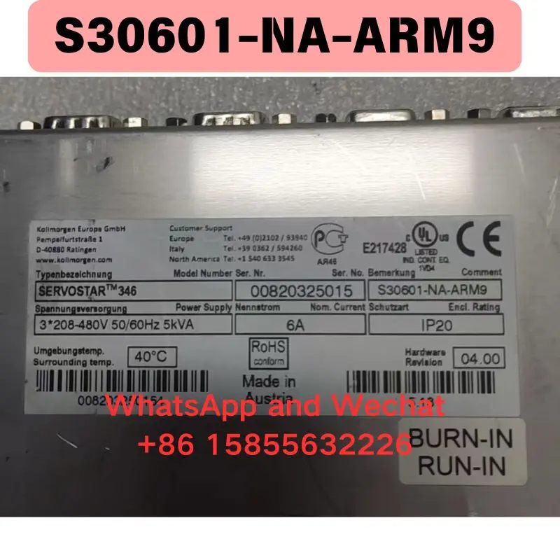 

Brand New Original Used S30601-NA-ARM9 Driver Functional test OK Fast delivery