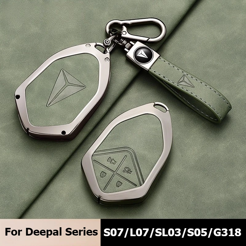 For Changan Deepal S07 L07 Car Key Case Cover SL03 G318 S05 Premium Key Case Shell Fob NFC Card Romote Key Protector Accessories