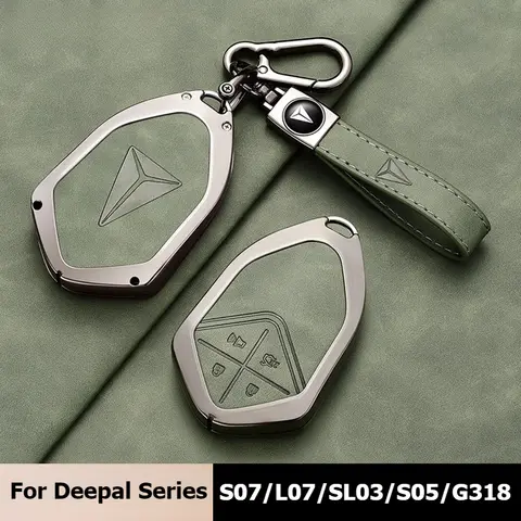 창안 딥알 S07 L07 자동차 키 케이스 커버 SL03 G318 S05 프리미엄 키 케이스 쉘 폴딩 NFC 카드 리모트 키 보호 액세서리