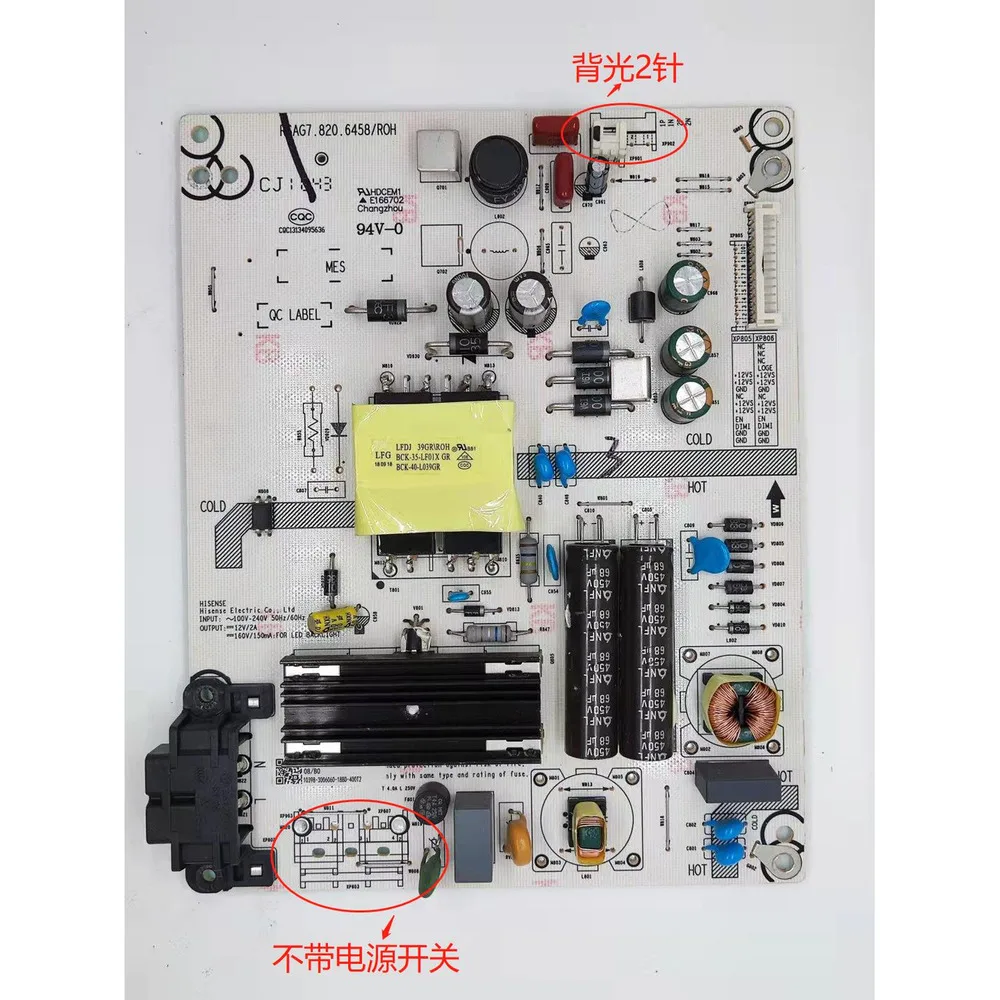 for Hisense LED43EC291N/LED43EC520UA Power Board RSAG7.820.6458