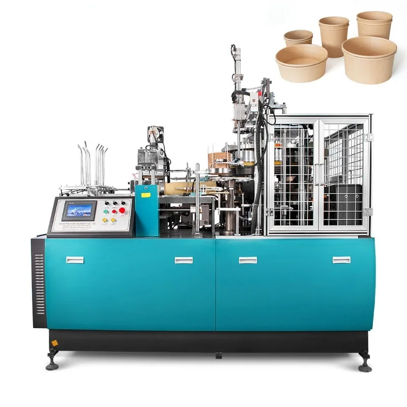 Cheap Price Top Sealer Digital Disposable Paper Food Bowl Dishes Forming Making Machine Paper Bowl Machine for Sealing Machine