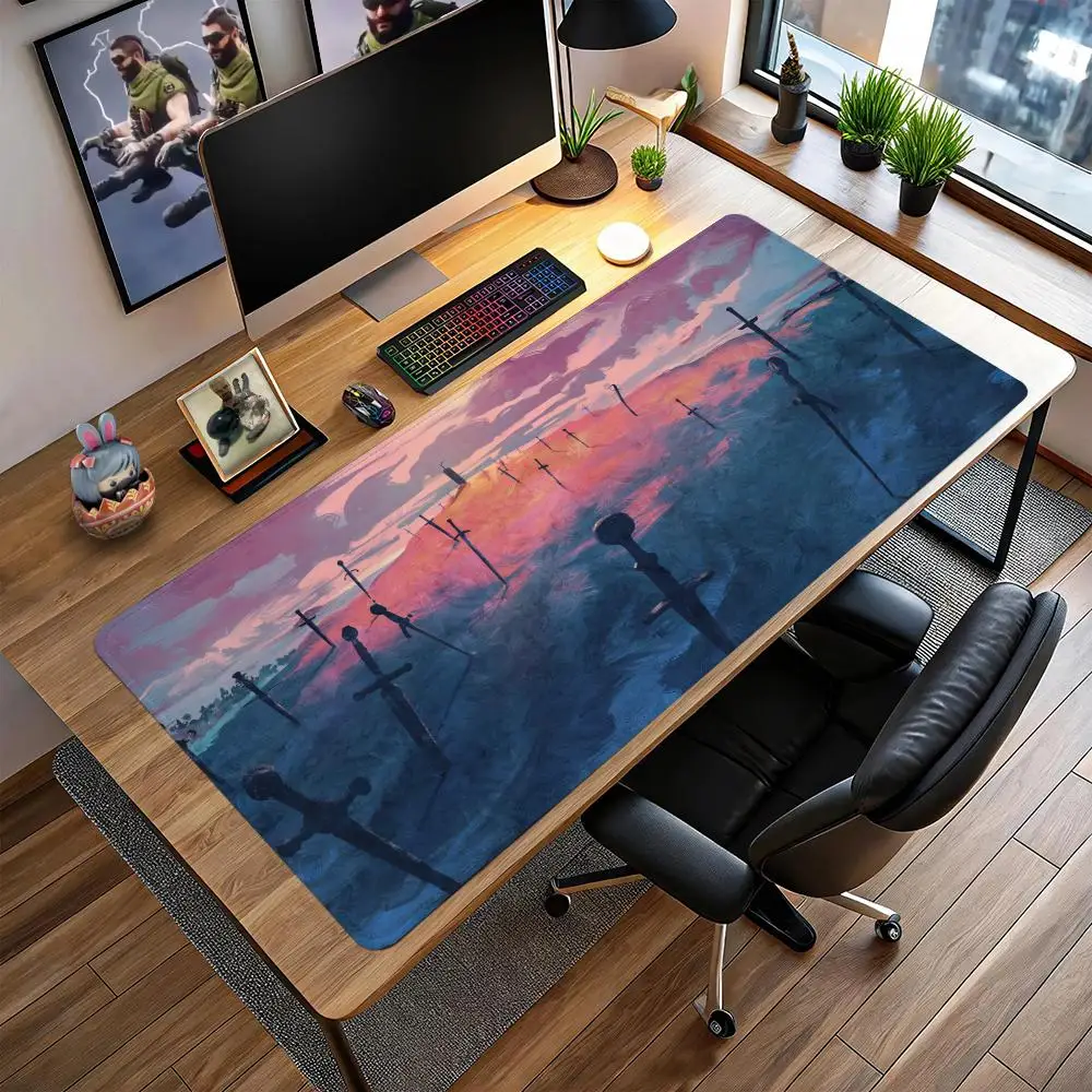 

Berserk Mouse Pad Large gaming mat,extended desk pad,custom anime mousepad,RUB mouse mat,non slip surface