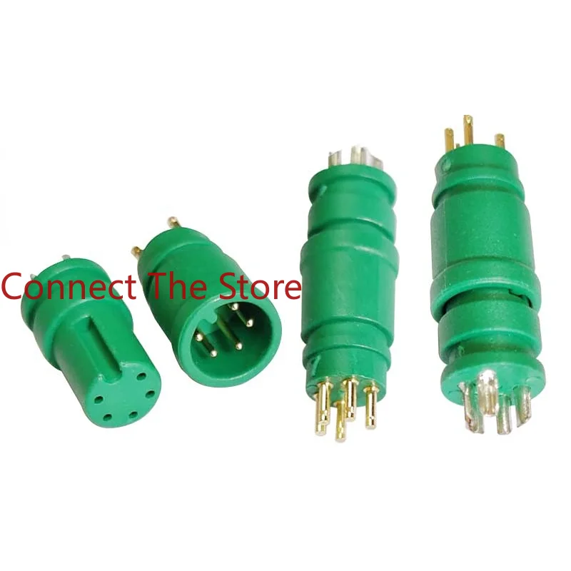 3PCS M8-5P Male And Female Green Bike-sharing Plug GPS Locator Small Head  5P Connector