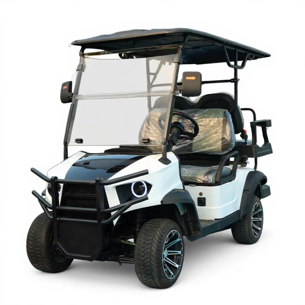 4 Seater Electric Golf Cart 48V Lithium Battery CE Certified Utility Vehicle for Resort Community Transportation