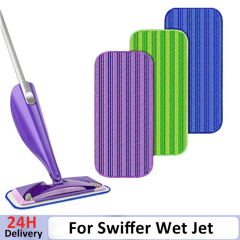 Mop Cloth Pad For Swiffer Wet Jet Wet And Dry Household Dust Cloth Cleaning Tool Accessories Reusable Microfiber Mop Pads